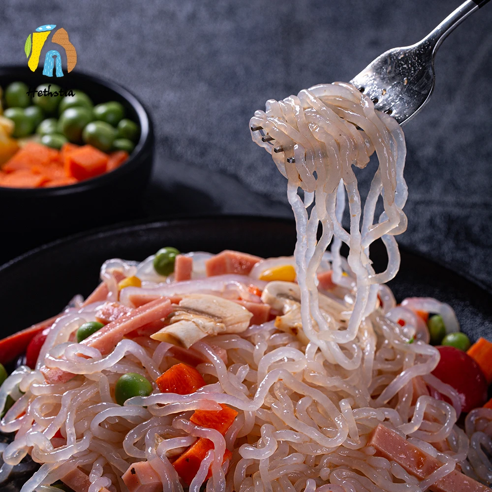 Hot Selling Low Calorie Instant Vegetarian Konjac Noodles Spaghetti