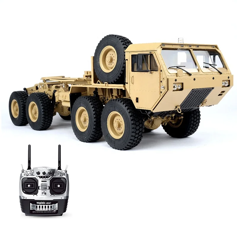 
M983 US Army Military Truck 1/12 RC Truck 8x8 HG P802 Upgrade Version With 4500mAh Battery,Lightings and Sounds 