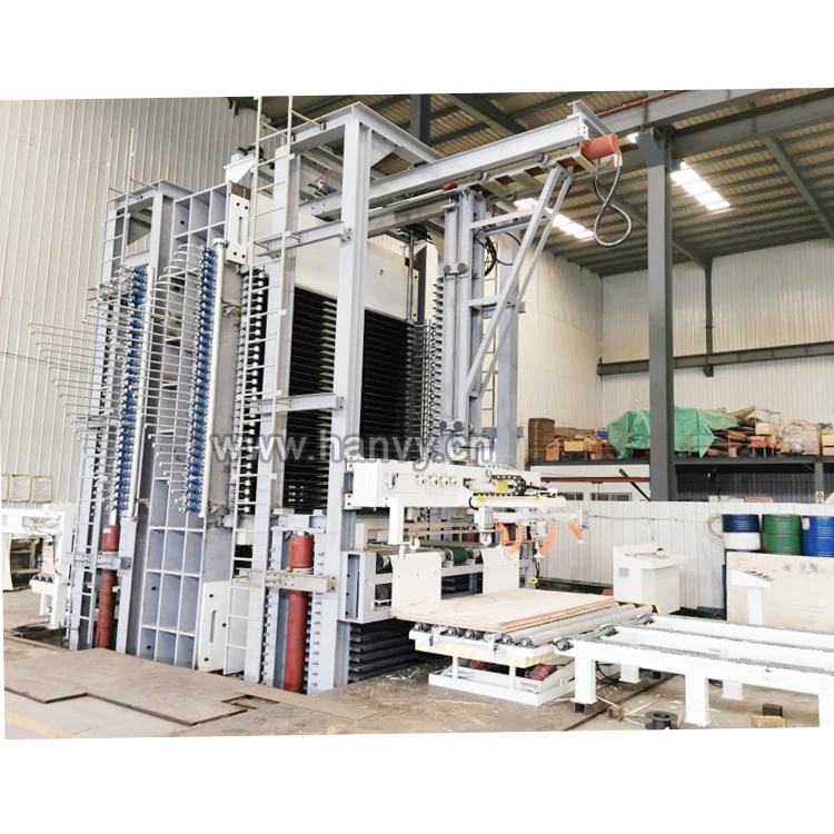 30 layers 40 layers Automatic Plywood Hot Press With automatic loader and stacker