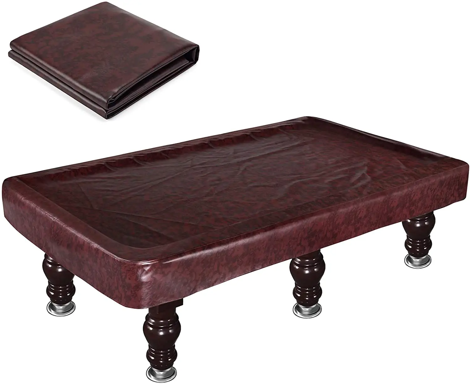 Heavy Duty Leatherette Billiard Pool Table