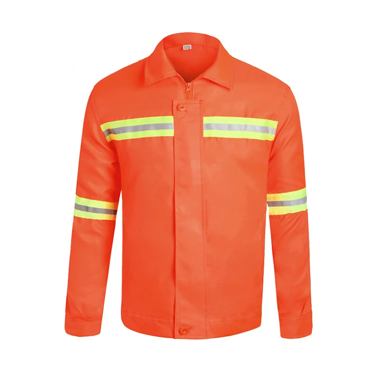Made in China Wholesale Classic Long Sleeve Autumn Winter Season Cleaning Sanitation Building Reflective Workwear
