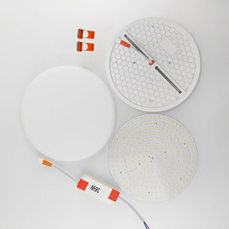 LED Ultra Thin Downlight Lamp 3W 6W 9W 12W 18W Led Ceiling Recessed Grid Downlight Slim Round led Panel Light Cold White Light