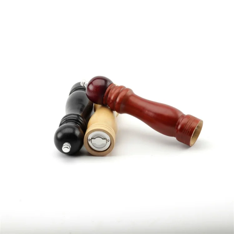 Wood Salt and Pepper Grinders Wooden Salt and Pepper Mills Shakers for Sea Salt Black Peppercorn Spices