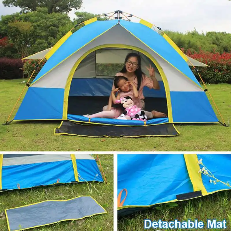 2022 New Cheap Wholesale Automatic Folding Tent Small Beach Fishing Tents Camping Tent House For 2-3 Person