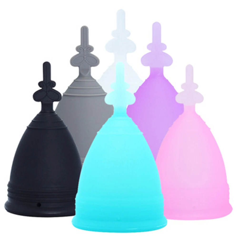 Factory Price Ladies Reusable 100% Medical Grade Silicone Copa Menstrual Period Cup For Menstruation