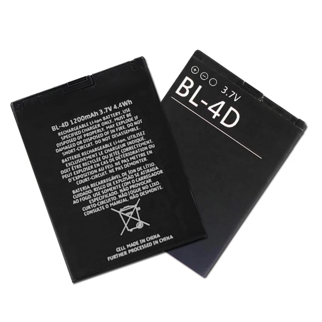 3,7 v 1200 мА/ч, BL-4D батарея для Nokia N97 мини E5 E7 N8 Оригинальные аккумуляторы мобильных телефонов