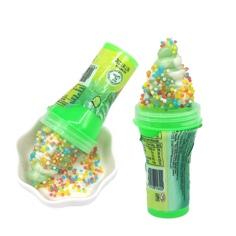 Manufacturer wholesale ice cream glow sweet candy toys kids lollipop