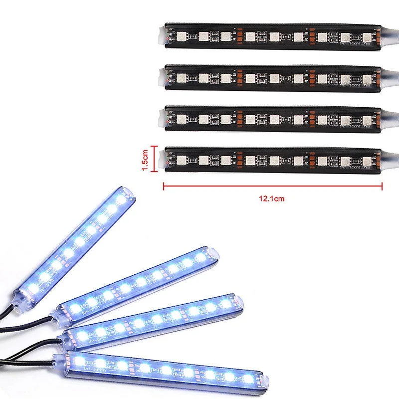 Хит продаж аксессуары для стайлинга автомобилей атмосферное украшение интерьера светодиодная лампа автомобиля светодиодное освещение