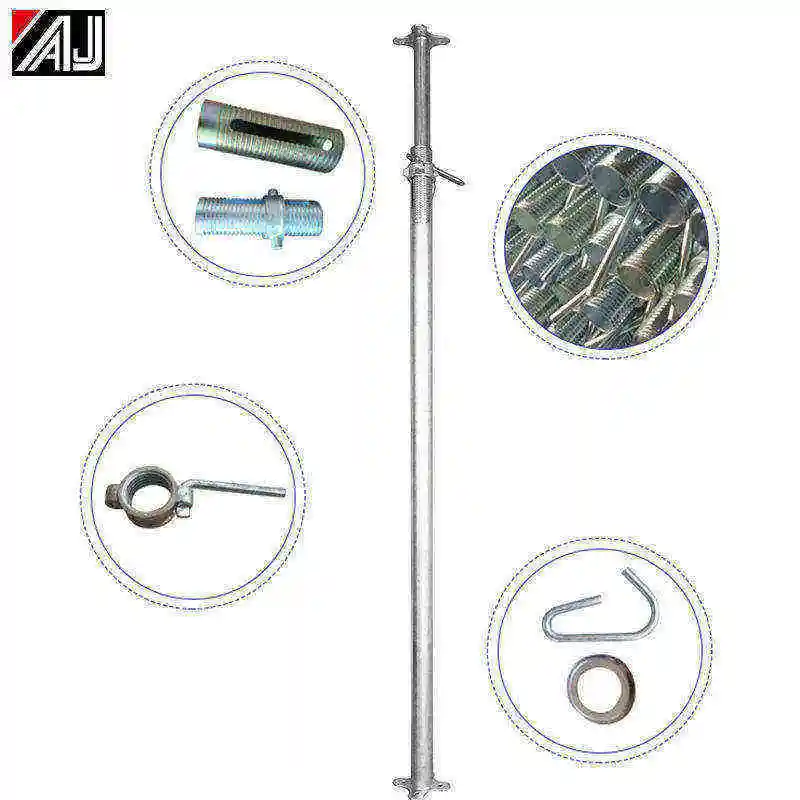 Стальной опорный домкрат для строительных лесов