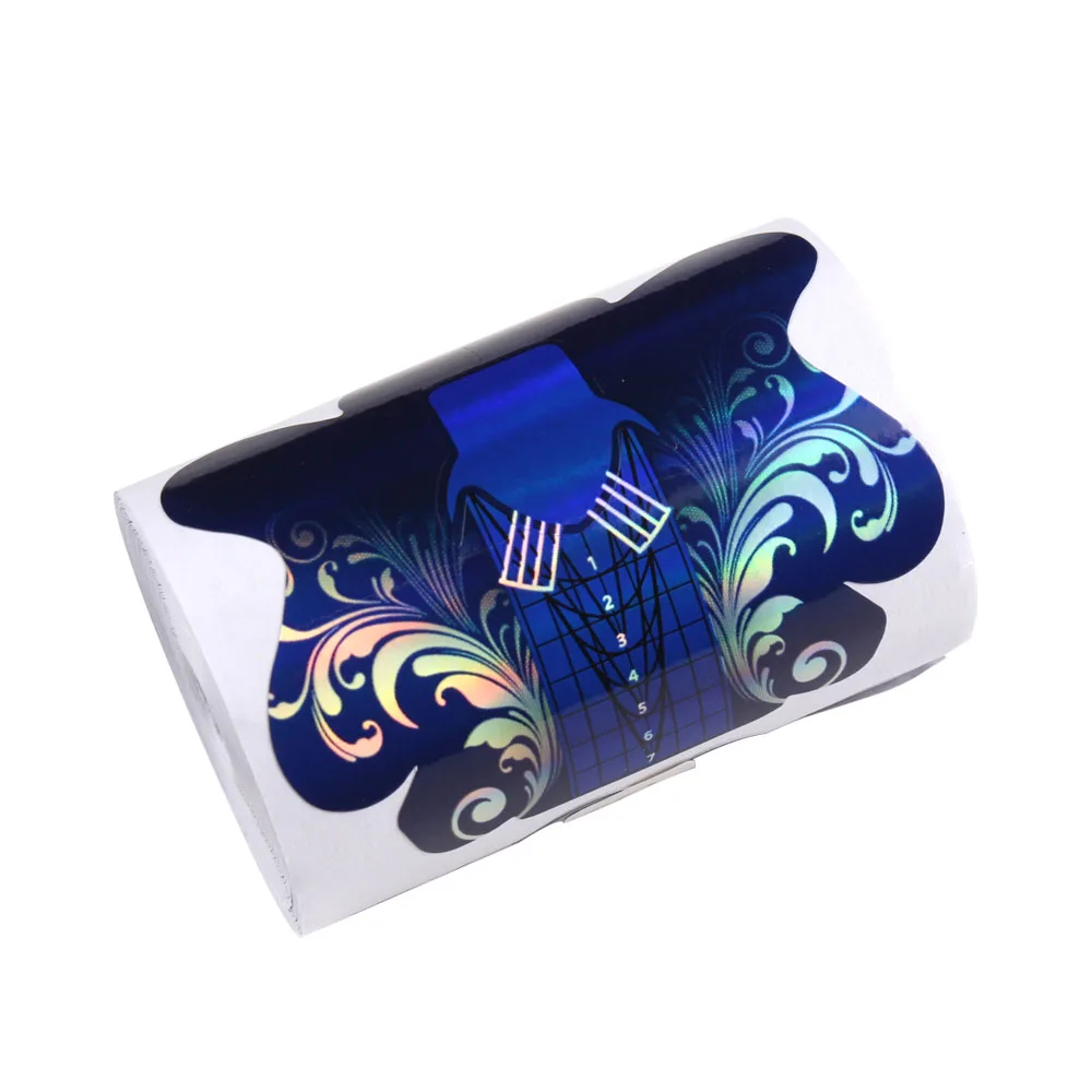 Professional Customized 100pcs Laser Butterfly Nail Extension Form