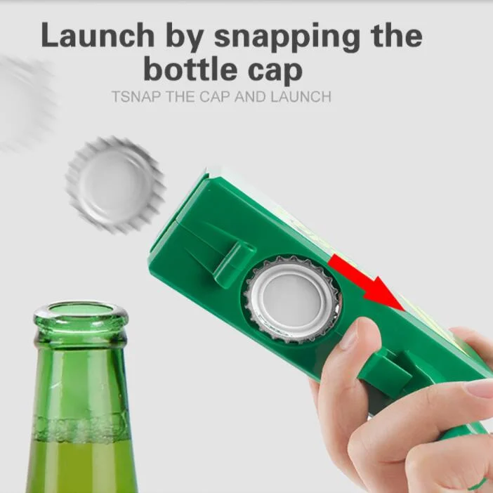 Cap Gun Beer Opener Bottle Cap Shooter Party Drinking Game Cap Gun Toy Shotgun Tool Bar Accessories Bottle Cover Shooting Opener