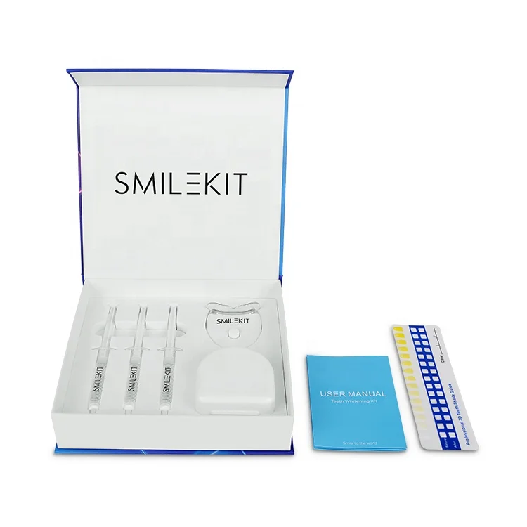 Oral Care Dental Bleaching System Whitening Lamp Bright White Smiles Teeth Whitening Kit with Own Logo