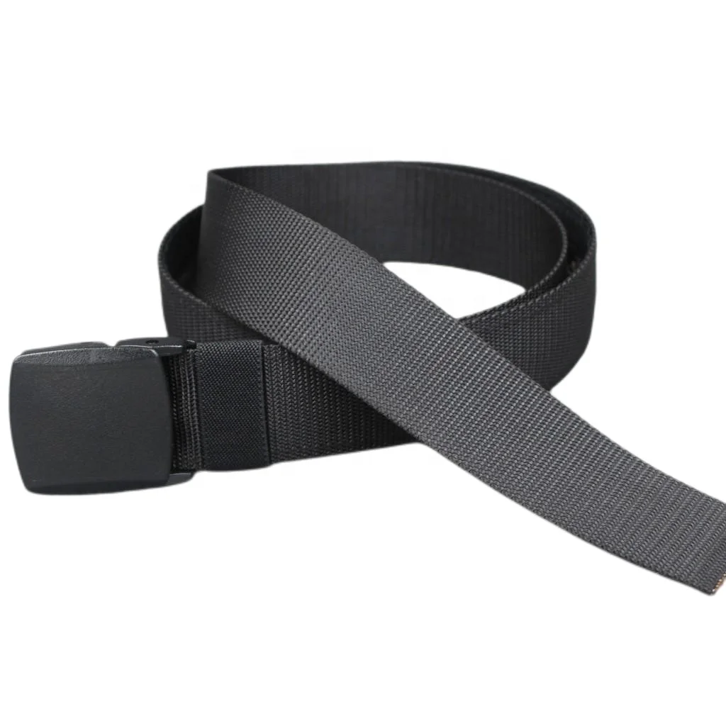 3.8cm Unisex Canvas Fabric Web Woven Polyester Webbing Belt In Fabric Waist  Money Belt Secret Pocket Hidden Security Travel