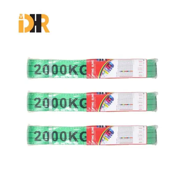 Best Price of 2T Polyester Double Eye Flat Webbing Sling for Materials Handling
