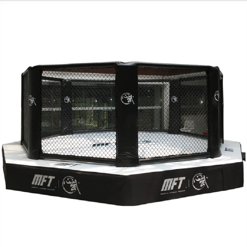 Customized logo boxing ring Fighting Octagon mma cage For training competitions