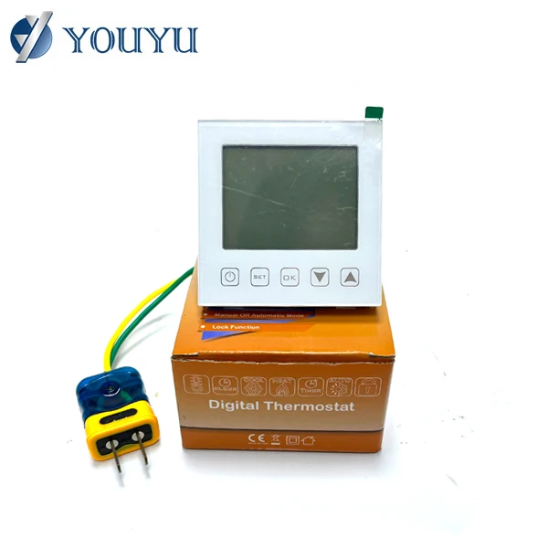 Electric floor heating thermostat for large indoor houses with wifi thermostat