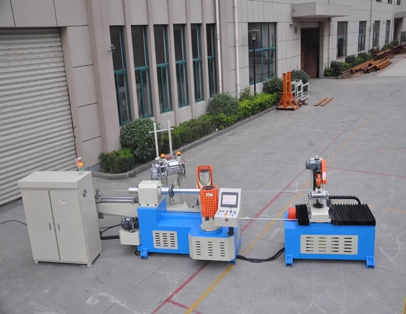 High speed two heads automatic spiral winding paper tube machine for paper product making