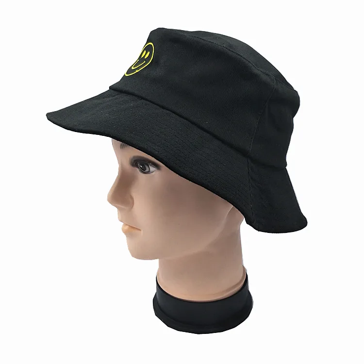 Custom Unique Multi-color Wide Brim Bucket Hats With Customized Embroidered Logo