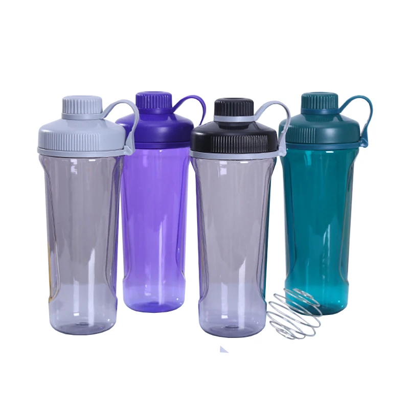 
Wholesale 700ML Portable Lid Custom Logo Bpa Free Plastic Protein Shaker Water Bottle With Factory Price 