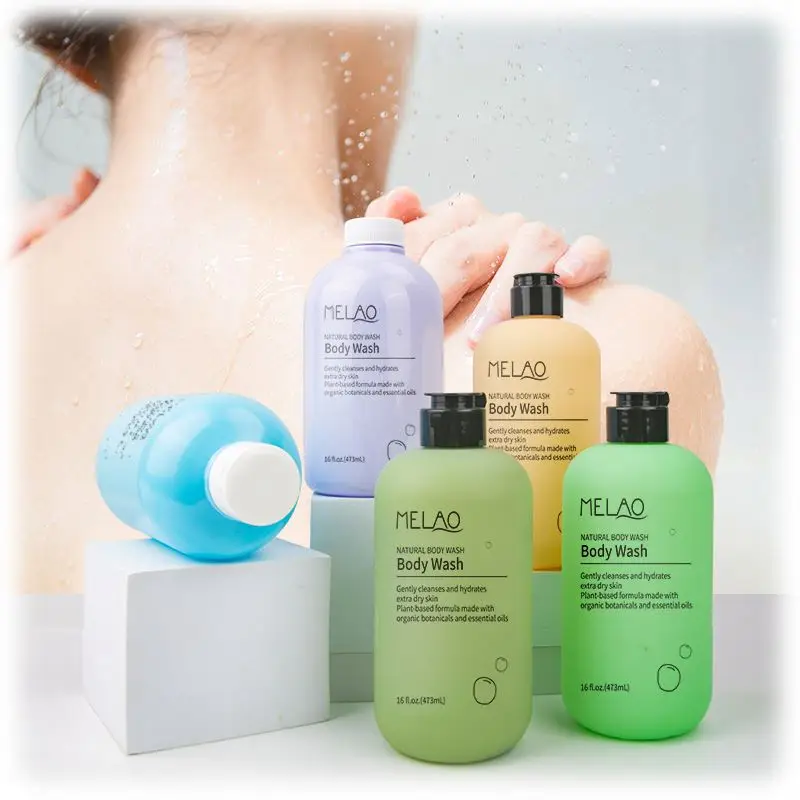 Private label Organic Perfume Skin Whitening Liquid Soap Lightening Product Wholesale Body Wash Shower Gel set for men and women