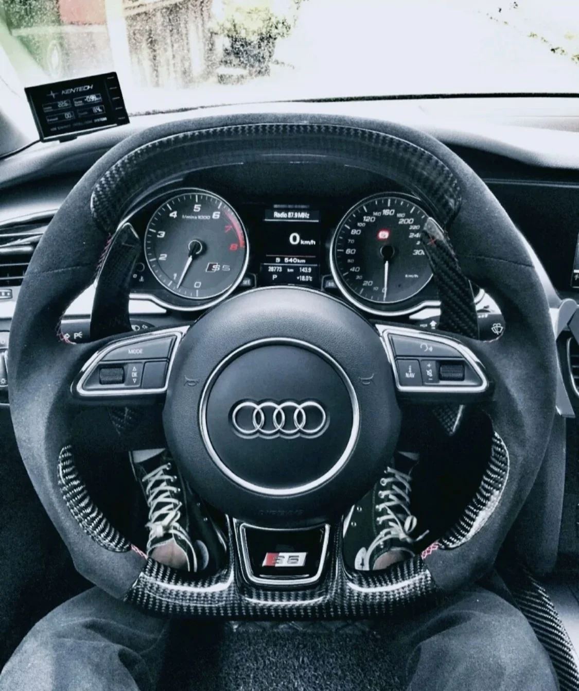 S3 S4 S5 S6 RS3 RS5 RS6 Carbon Fiber Steering Wheel For AUDI A3 A5 A6