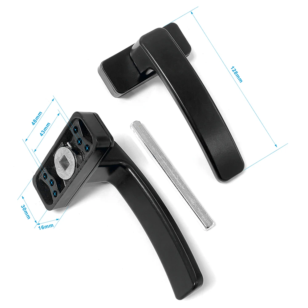 Keyi High Quality Door & Window Handles New Design Saudi Casement Window Lock Handle Security Elegant Hardware Accessory