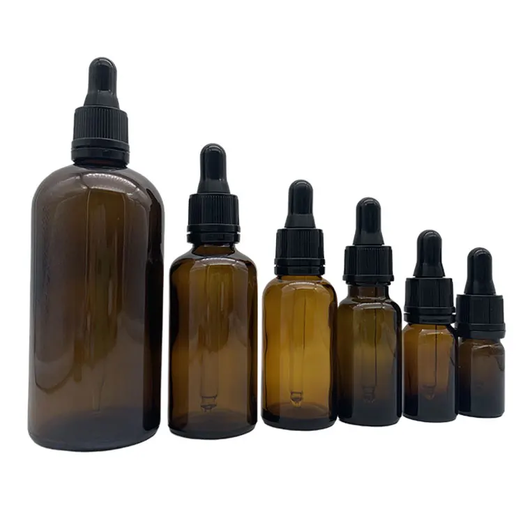 Glass Dropper Roller Bottle 30Ml Amber Essential Oil Roller Bottle