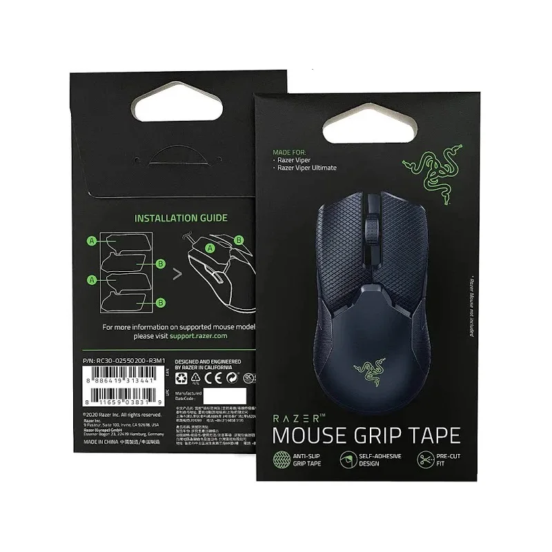 Wireless Gaming Mouse Anti-slip Tape Grip Stickers For Razer Viper Mini Mouse