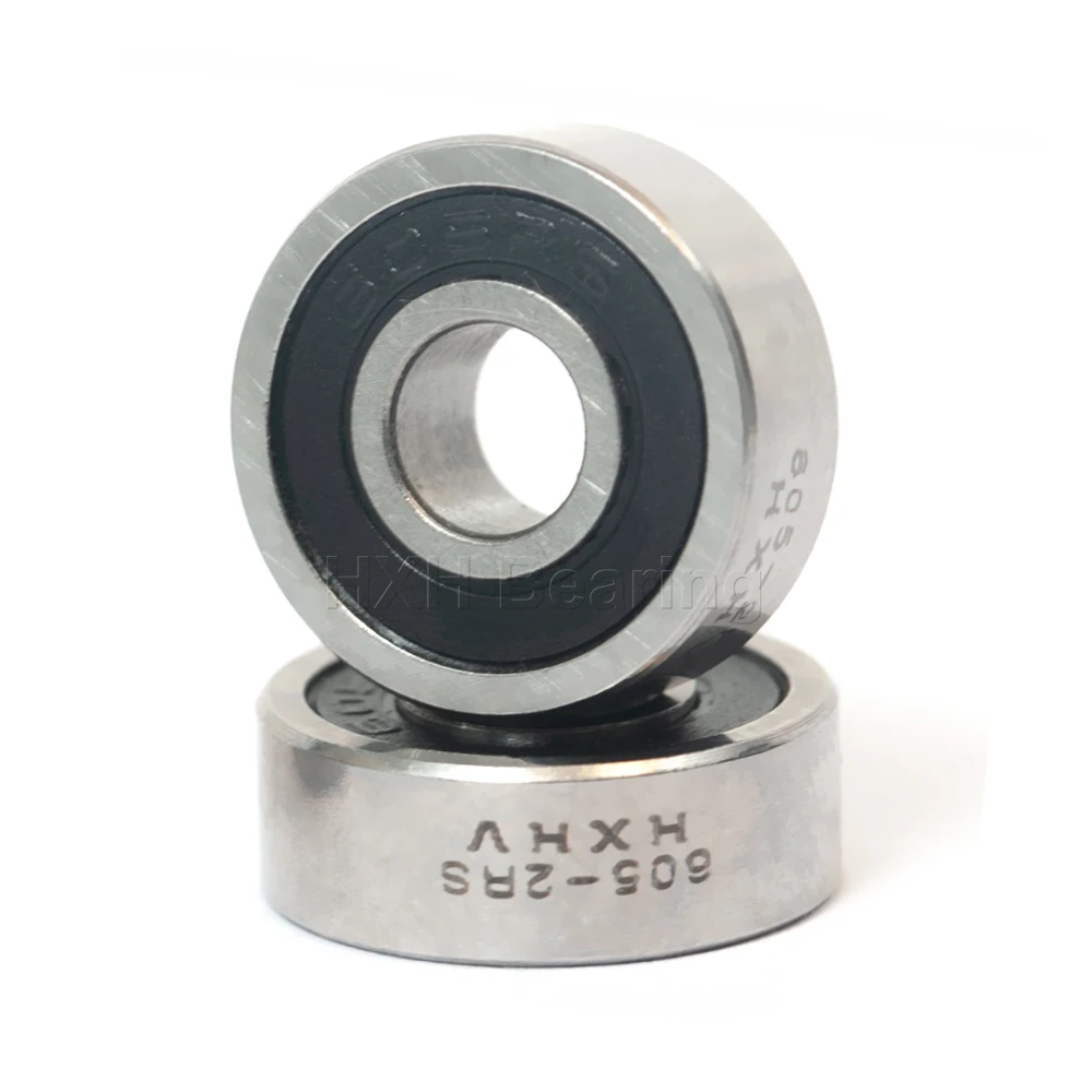 605-2rs 605rs 605 2rs z3 v3 p5 hxhv high speed single row chrome steel micro ball bearing for motor