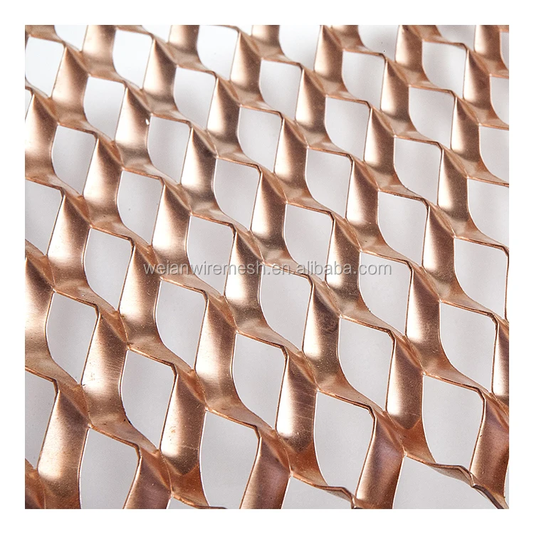 Supplier Price Bbq Red Copper Grill Mesh expanded metal