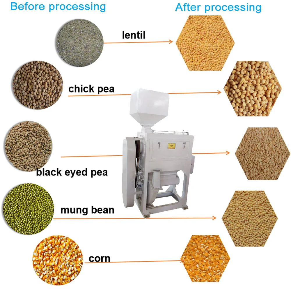 Fully automated best price for beans grains small mung bean peeling