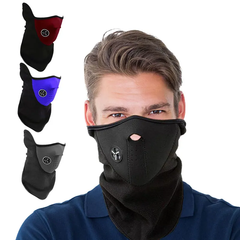 Factory motorcycle anti dust mask Bike Neoprene Face Mask Outdoor Riding Motorcycle Half Face Mask