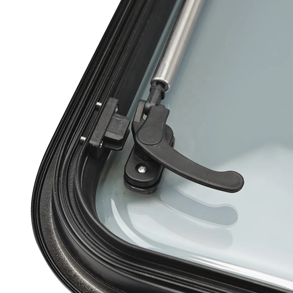 RV Camper Trailer Skylight Roof Windows for Replacement, Acrylic RV Windows with LED Light