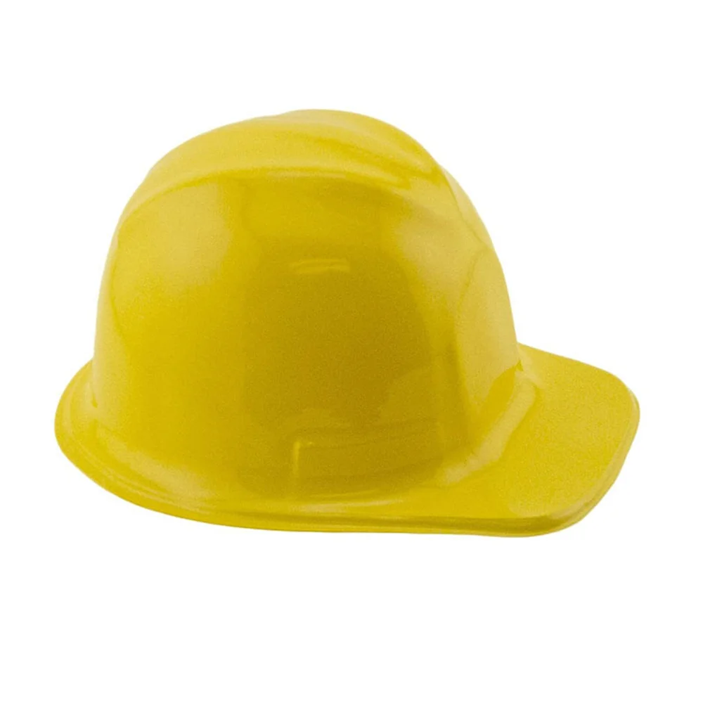 Cheap Construction Hard Hats Soft Plastic Yellow Kids Party Hat for Construction Birthday Children Engineer Theme Party