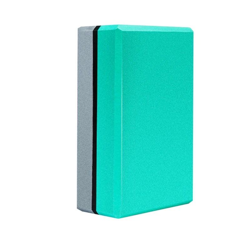 Kid Light Weight Blue Tri Color Yoga Block