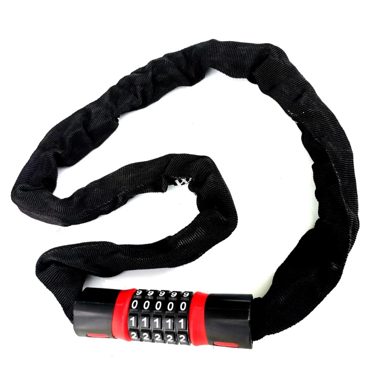 2021 Foldable Cycling Chain Security Bike Accessory Lightweight Motorcycle Lock Bicycle Lock