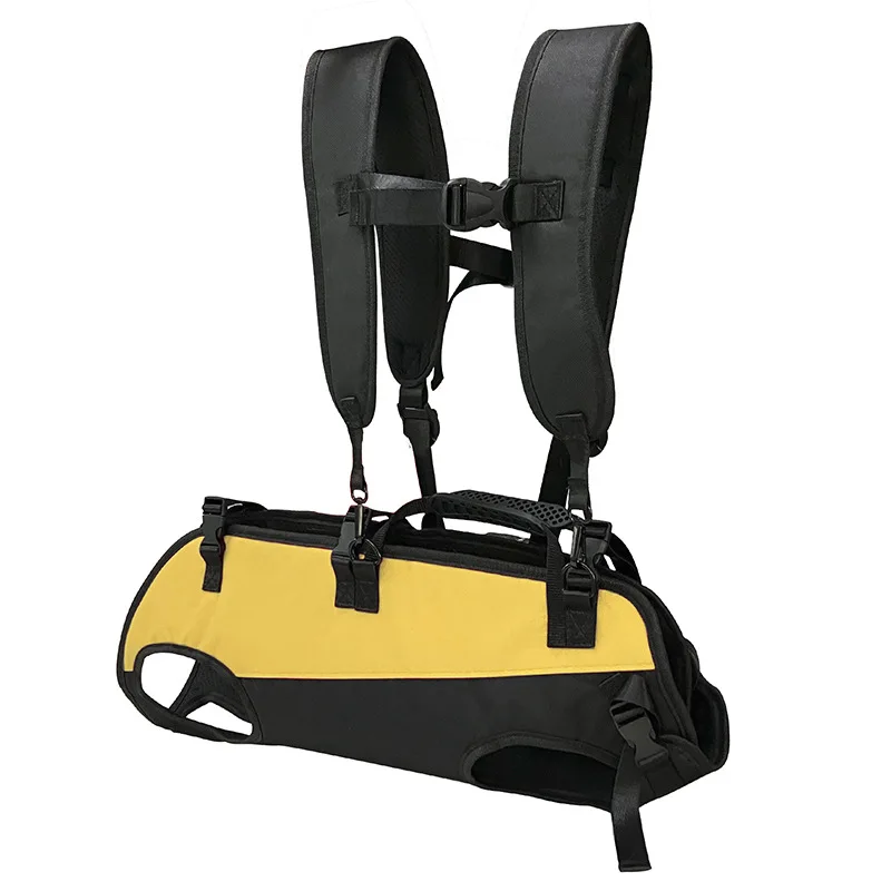OEM Adjustable Polyester Dog Harness Full Body Support Walk Dog Sling Carrier with Spine Protection for Aged Pets