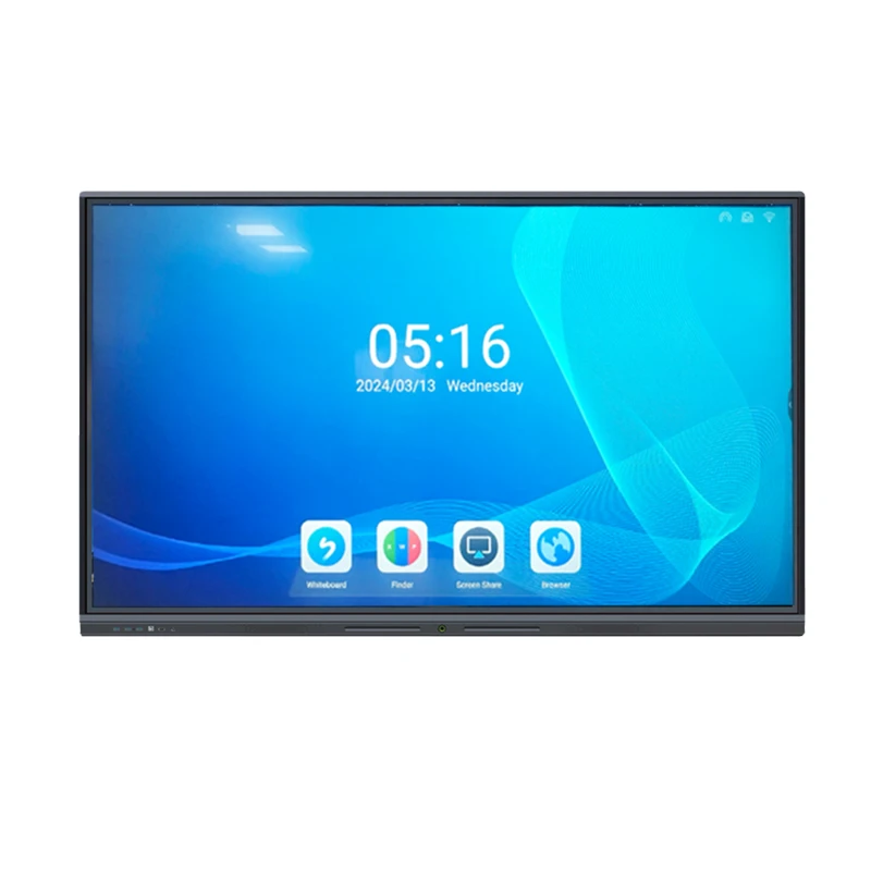 Сенсорная интеллектуальная доска SeeTouch 65 75 100 110 дюймов, 4K, Интерактивная плоская цифровая белая доска для школы