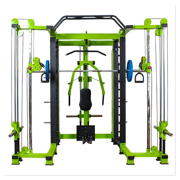 Wholesale Factory Combo All In One Gym Equipment Multi Functional Gym Rack with Lat Pulldown Squat Rack Low Row Cable Crossover
