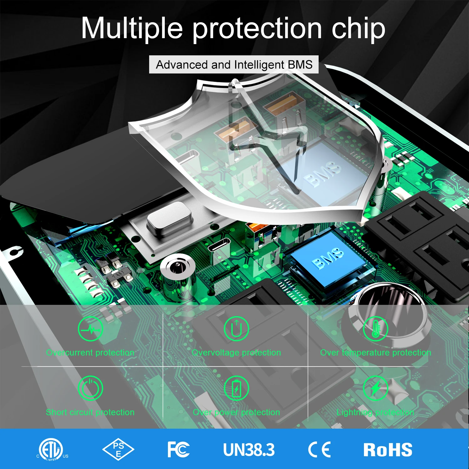 Camping Outdoor Portable For Camp Home House Backup Laptop Solar Battery Car Emerg Housing In Door Mobile Power Station