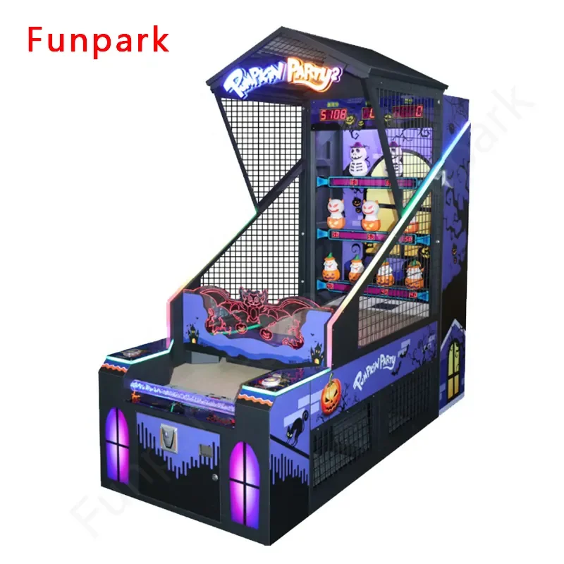 Factory Direct Sale Coin Operated Games Throw Balls Ticket Redemption Pumpkin Party 2 Redemption Game Machine