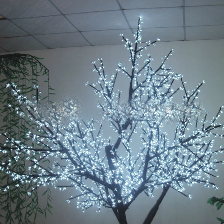 Custom design big decoration Light up cherry Trees for wedding blue colour