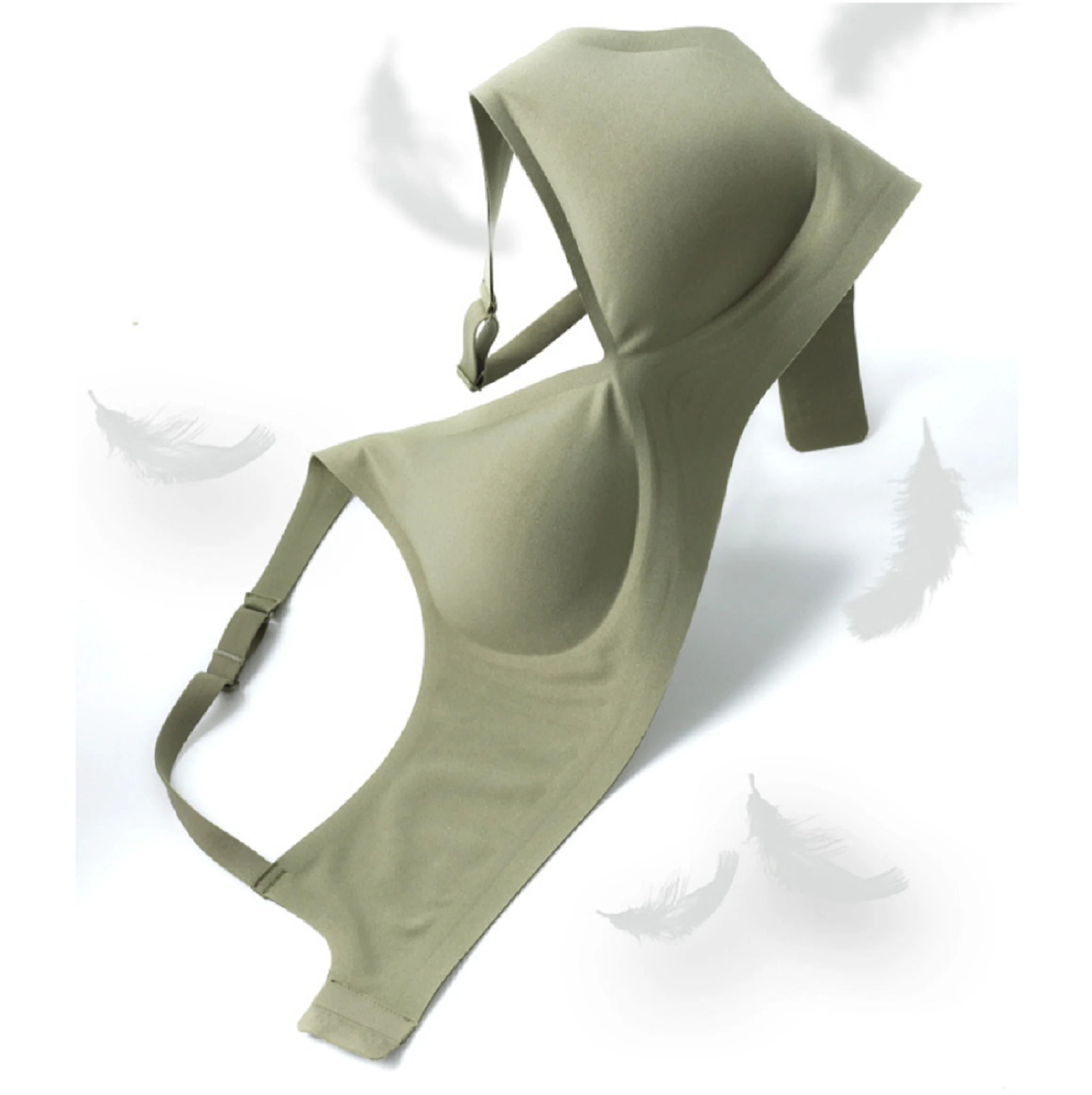 2022 Seamless Bras for Woman Wireless Ice Silk Removable Padded Bralette No Wire Comfortable Plus Size Brassiere Underwear