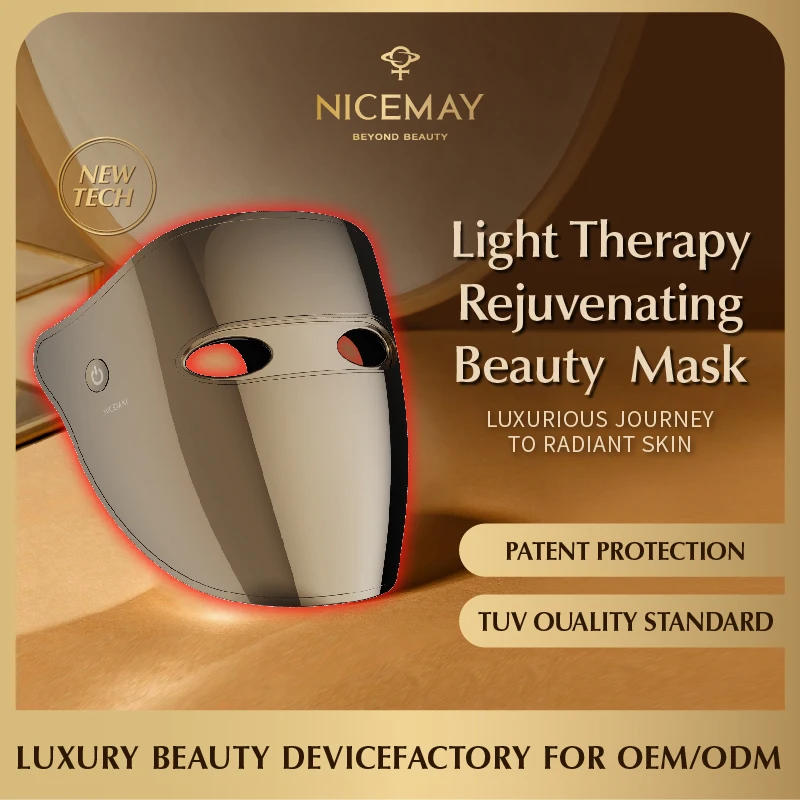 Led Face Mask Light Therapy Led Light Therapy Facial Skin Care Mask Blue & Red Light