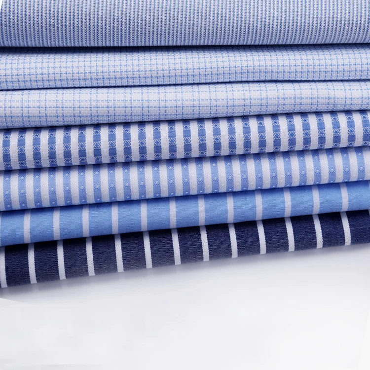 
yongteng italian cotton fabric for formal business shirt in bulk with various design 