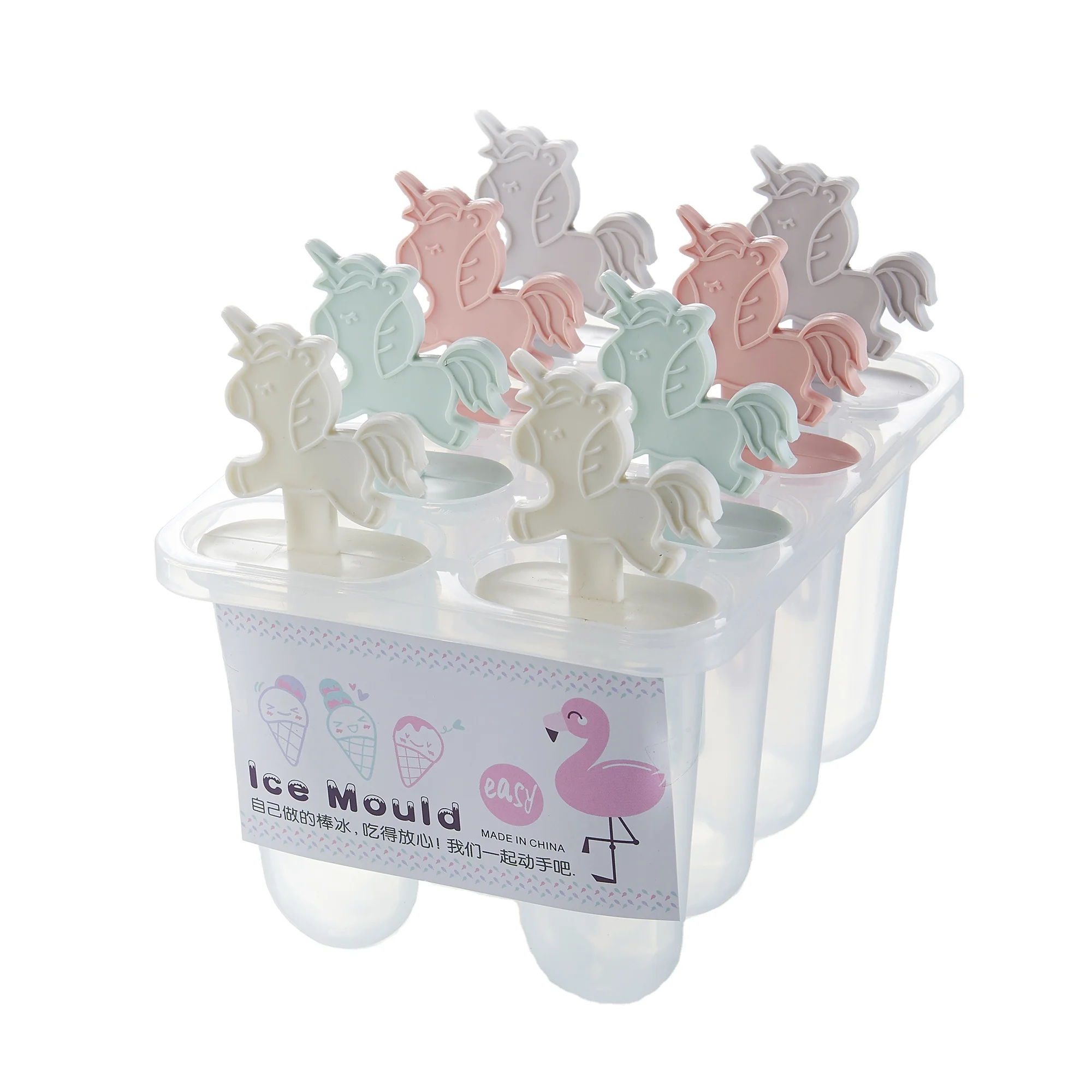 Home DIY Plastic Popsicle Models Ice Lolly Mould Ice Cream Stick Mold-Tools for Making Your Own Ice Cream