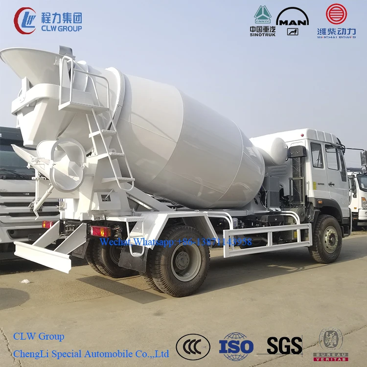 HOWO concrete truck 7 m3 concrete mixer and transporting