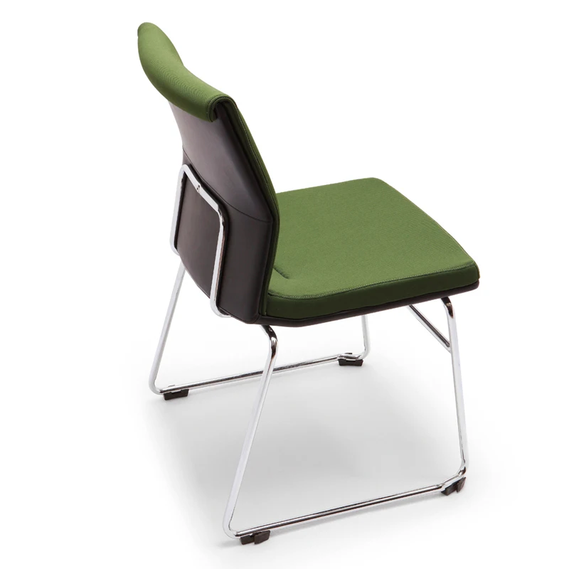 Funny modern high density sponge quality study meeting room office furniture training chair with writing table for conference