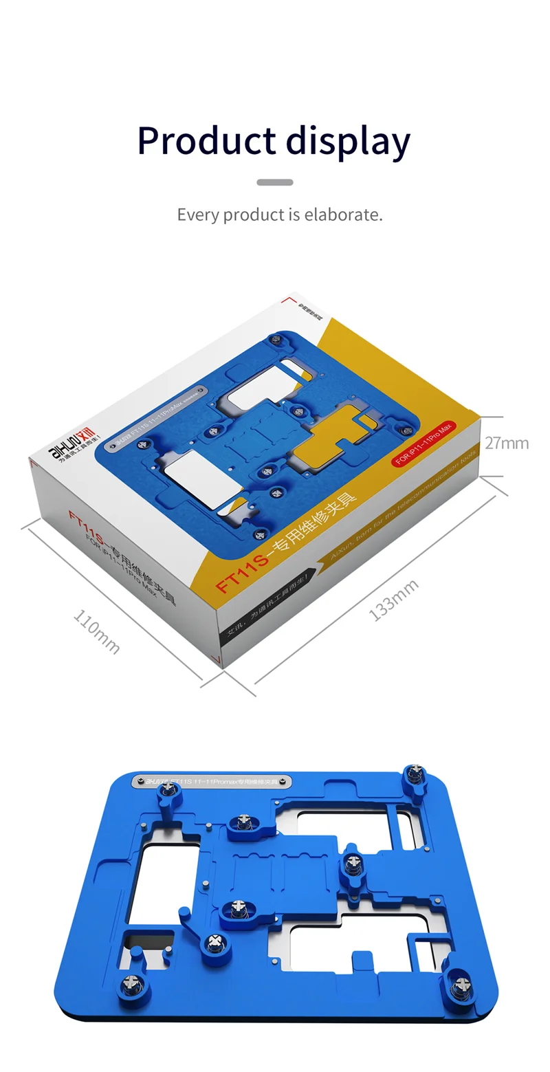 FT11S Repair Fixture Logic Board for iPhone 11/11Pro/11ProMax CPU and Motherboard Repair mobile phone repair tools & equipments