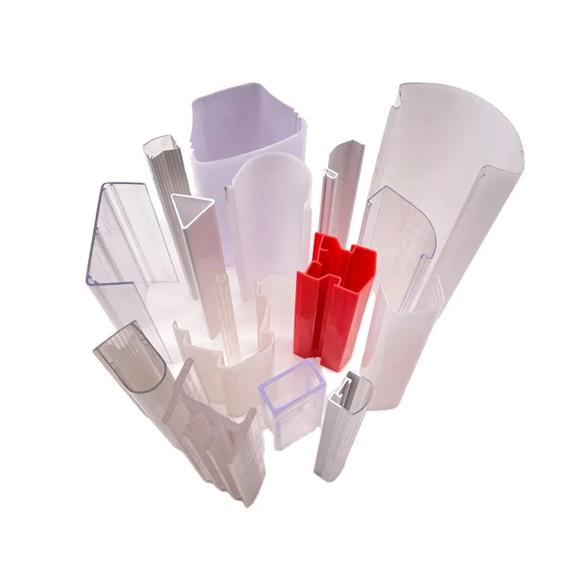 Wiring duct cable trimspvc edge abs pp hdpe trunking pvc upvc inward tilt and turn corner plastic extrusion profile